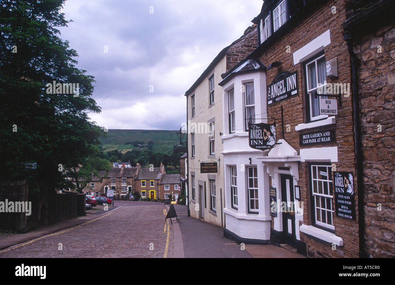 Alston village, County Durham, Inghilterra Foto Stock