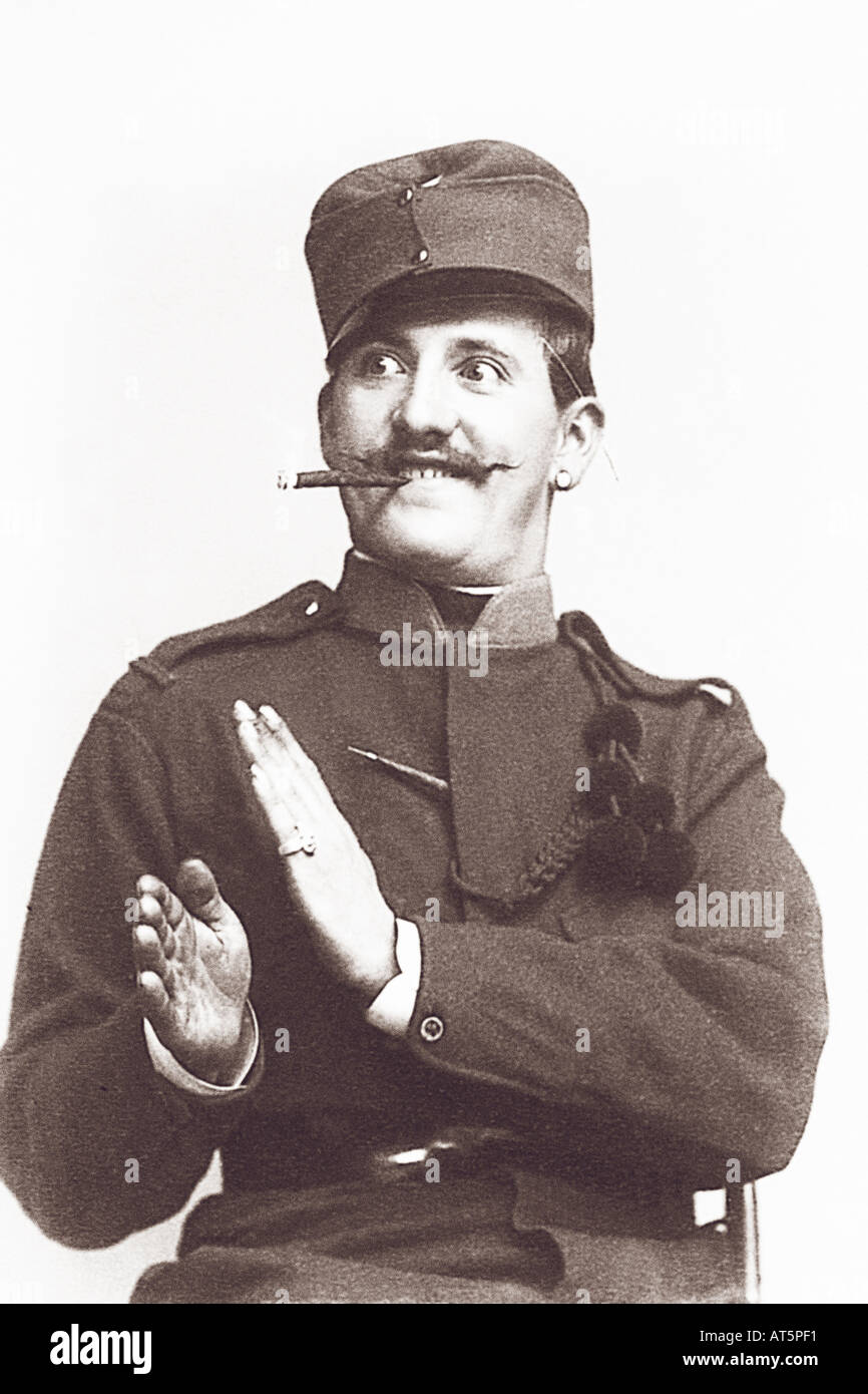 Volksbilder Militär 1900 Foto Stock