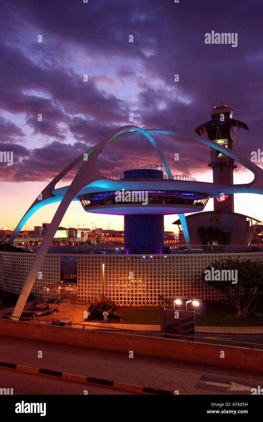 "Incontro" La sky lounge bar presso l'Aeroporto Internazionale di Los Angeles LAX Foto Stock
