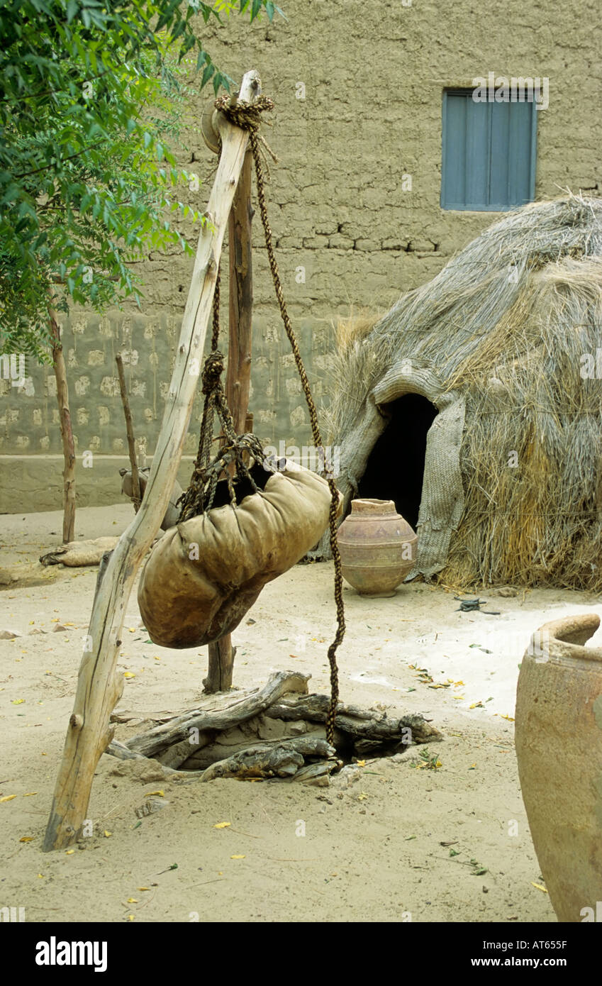 Il Tuareg ben, Timbuctu Museum (Tombouctou), Mali Foto Stock