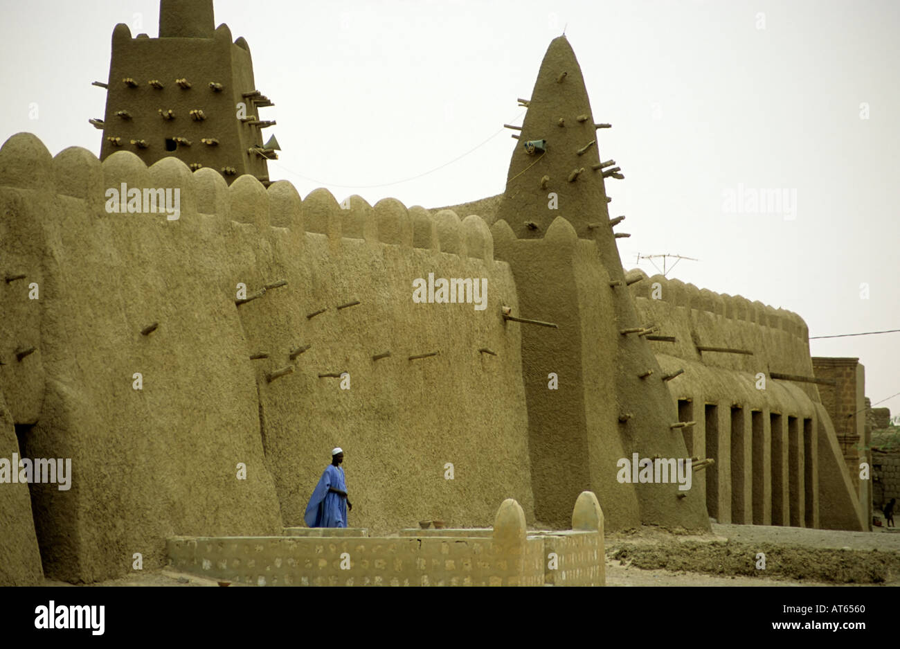 Djinuereber (Venerdì) Moschea, Timbuktu (Tombouctou), Mali Foto Stock