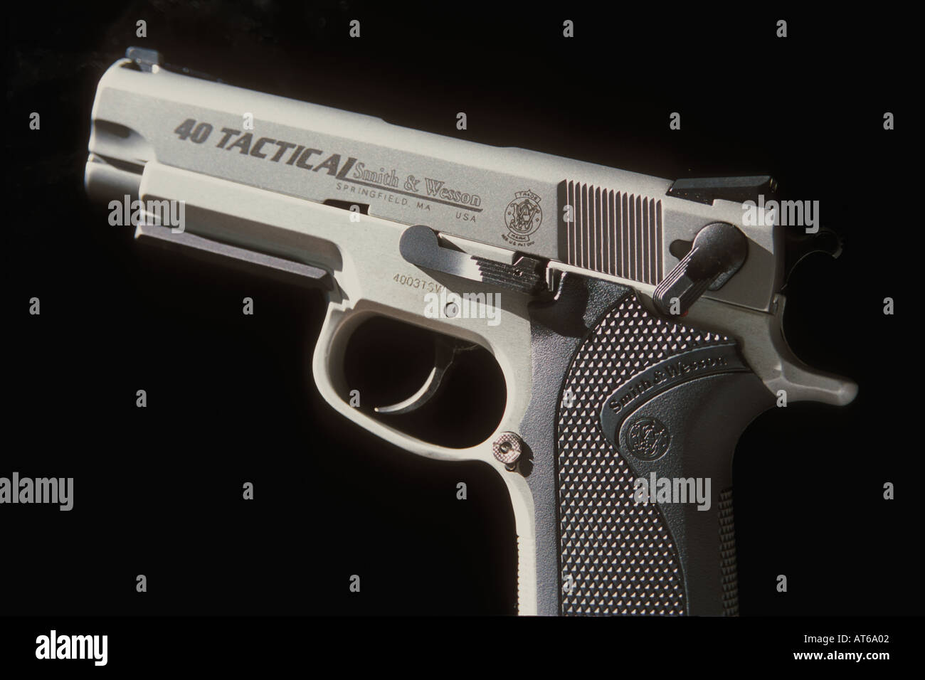 Smith Wesson semi pistola automatica o pistola arma da fuoco Foto Stock