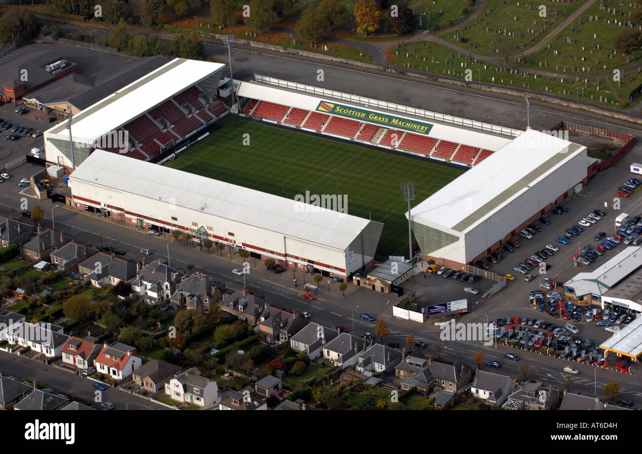 EAST END PARK CAMPO DA CALCIO IN DUNFERMLINE ATHLETIC Foto Stock