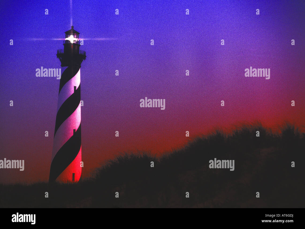 Cape Hatteras North Carolina Light house Foto Stock