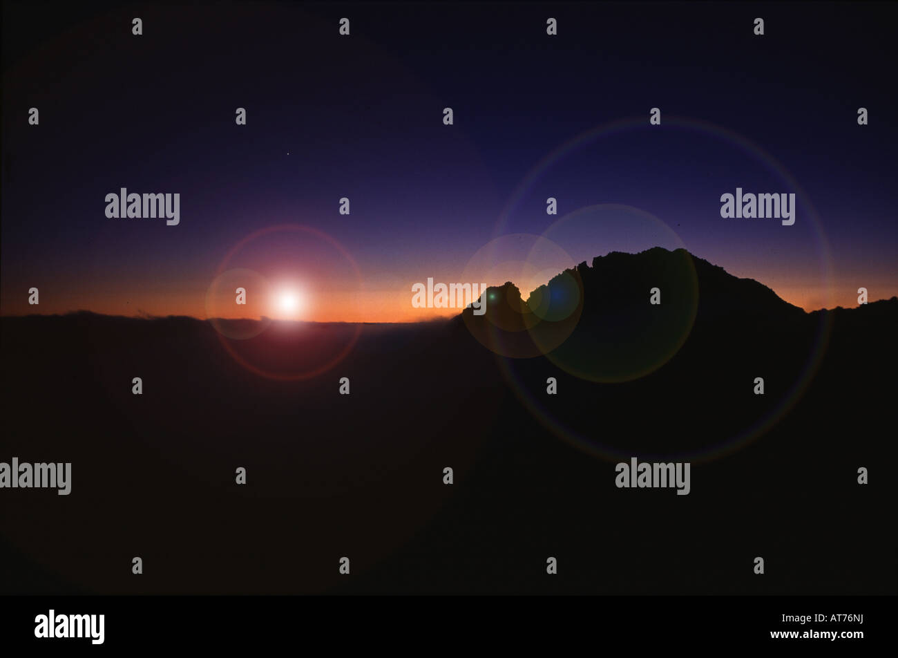 Altro Mondo sunrise Foto Stock