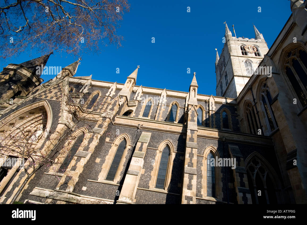 Cattedrale di Southwark, Southwark, Londra UK Foto Stock