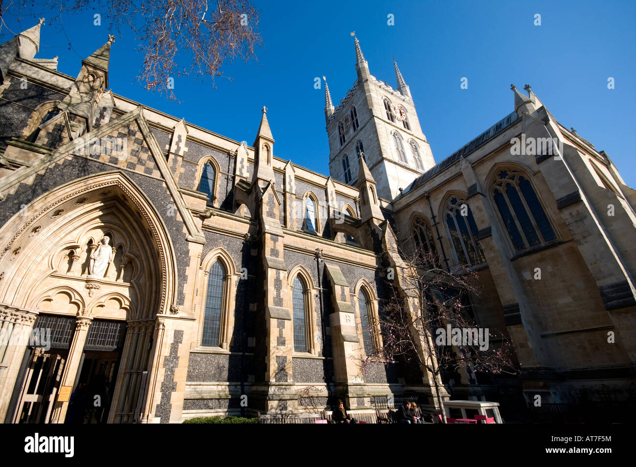 Cattedrale di Southwark, Southwark, Londra UK Foto Stock