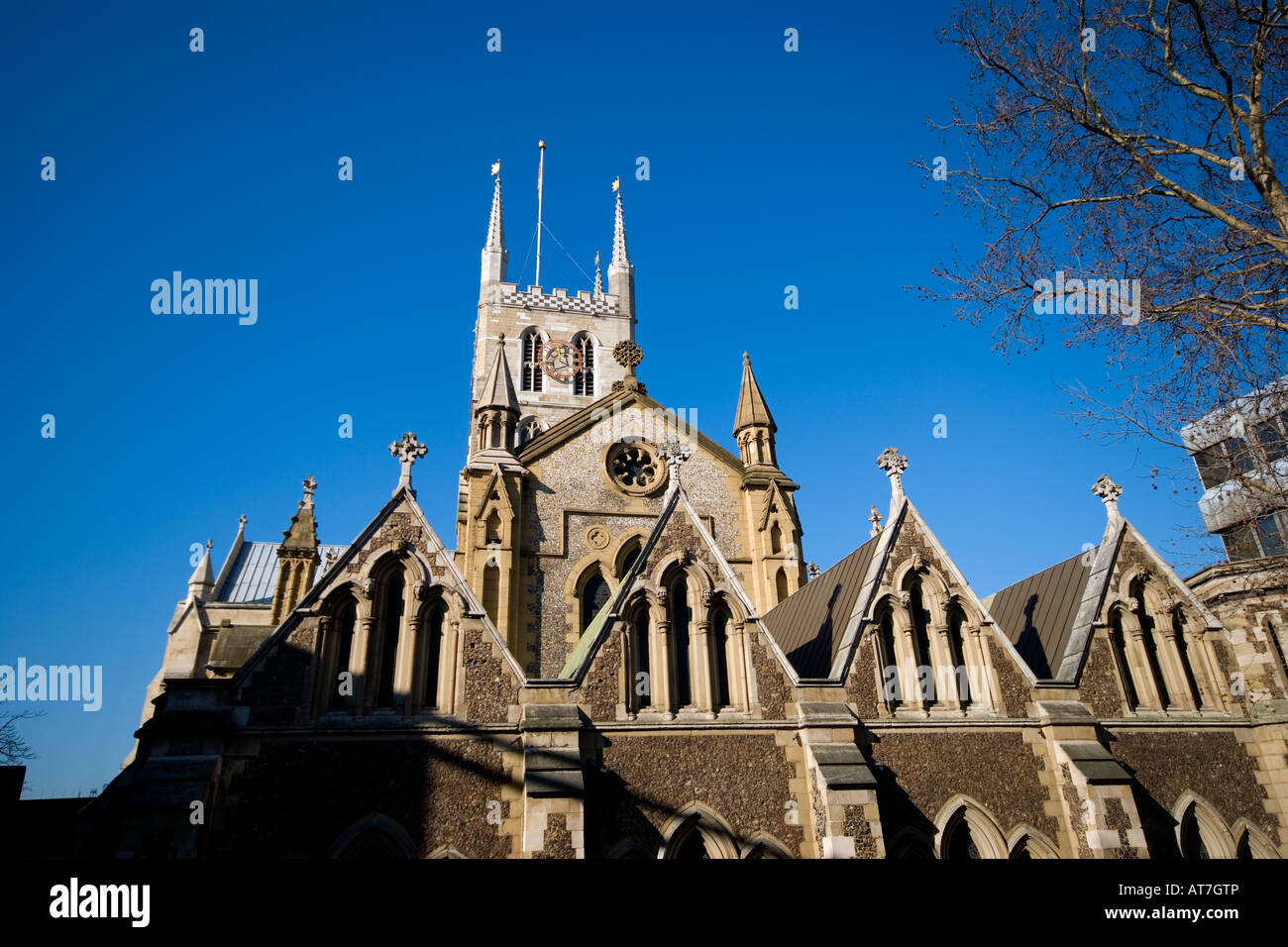 Cattedrale di Southwark, Southwark, Londra UK Foto Stock