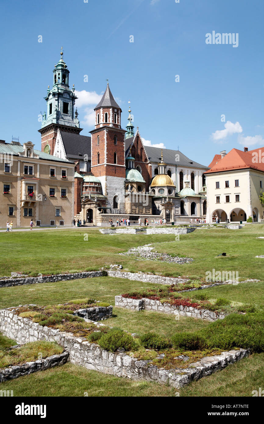 In Europa orientale la Polonia Malopolska Provincia Cracovia Cracovia Cracof Royal Cattedrale di Wawel Foto Stock