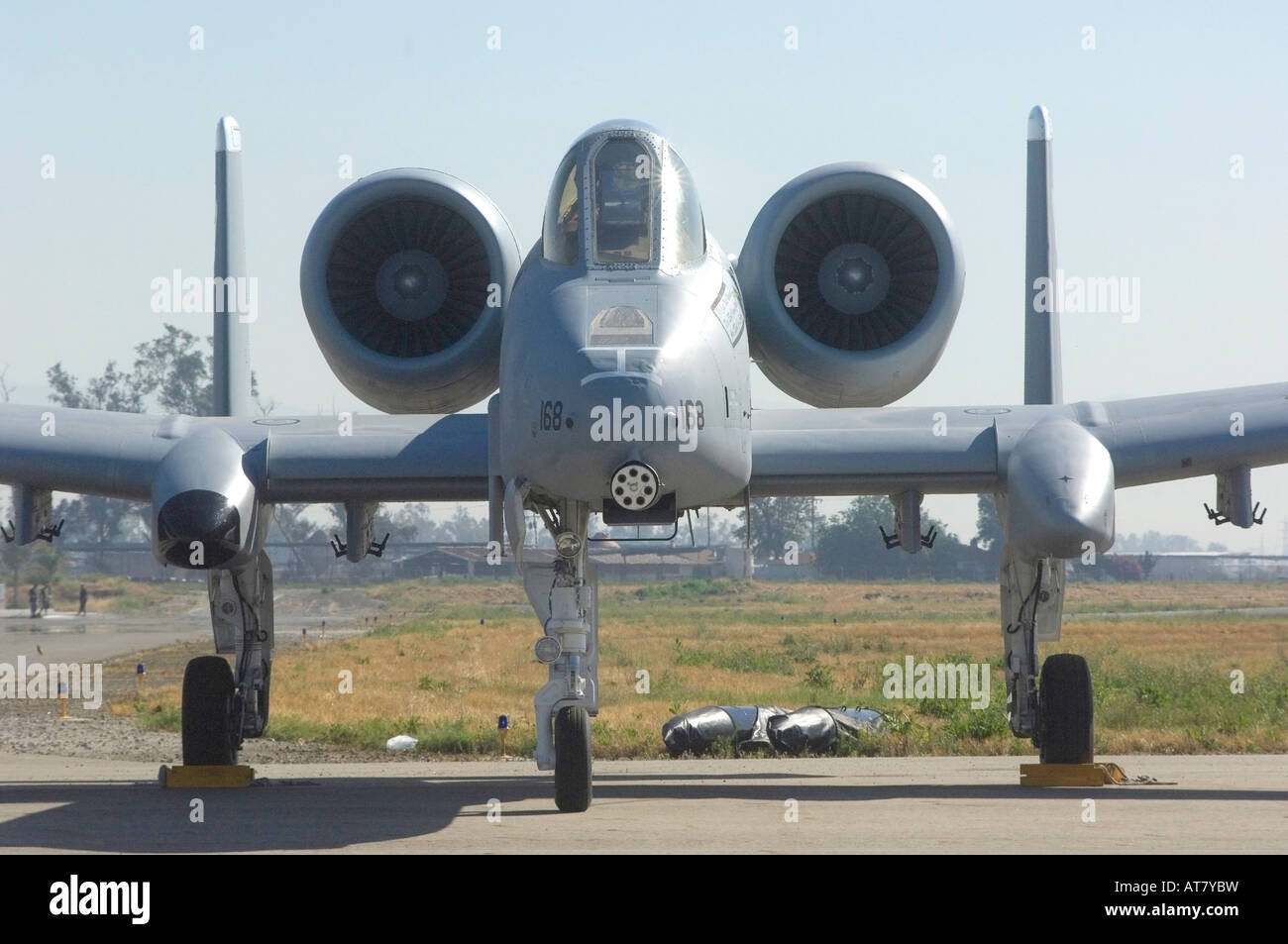 A-10 Thunderbolt Single-Seat twin-motore di velivoli a getto per la guerra. Foto Stock