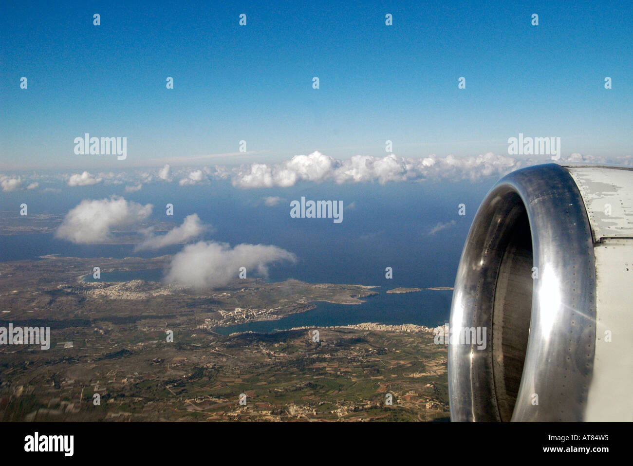 Malta dall'aria Foto Stock