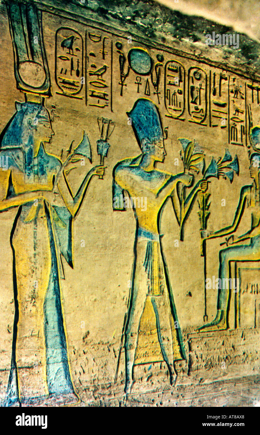 Luxor Egitto Valle delle Regine la tomba di Nefertari Foto Stock
