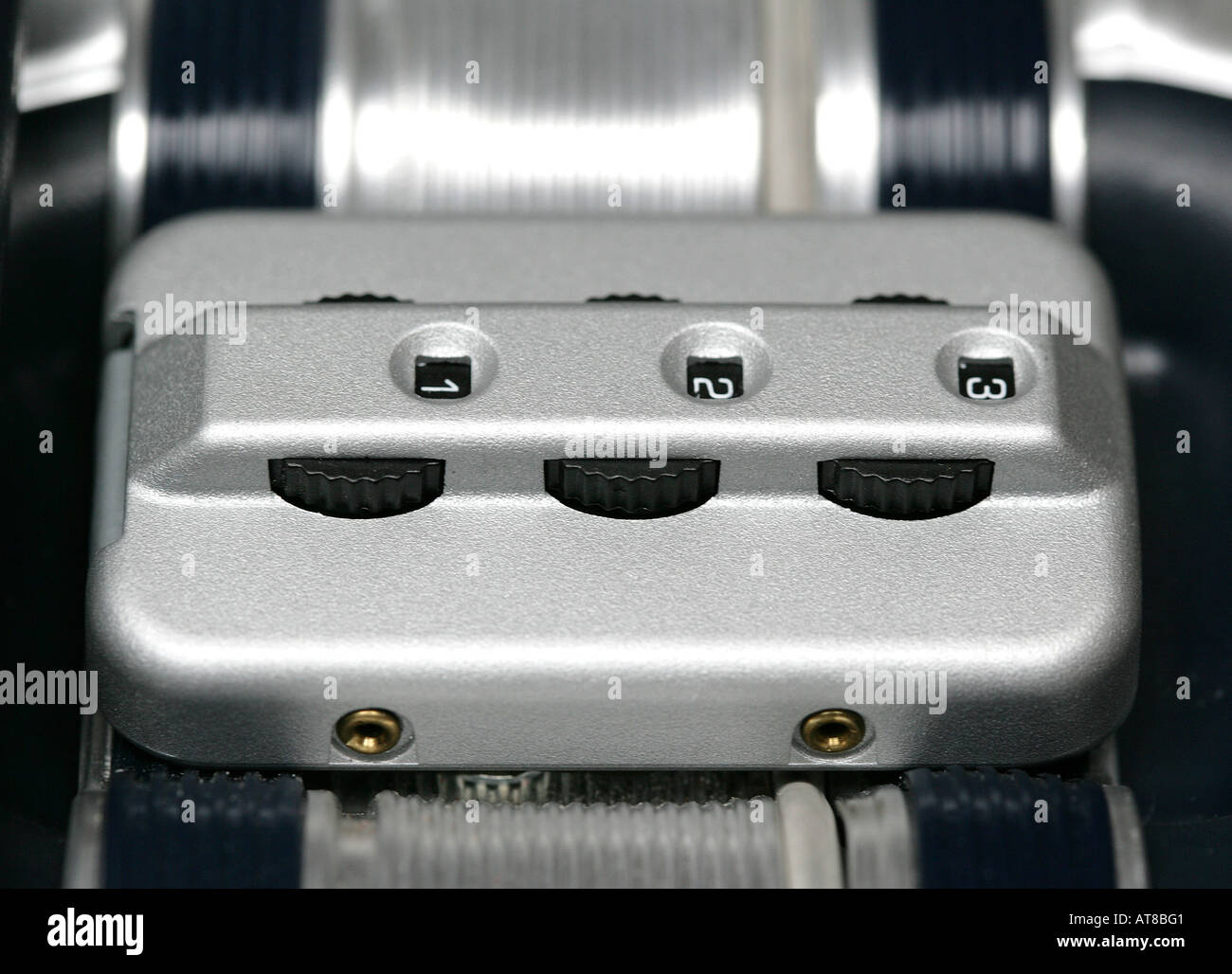 DEU, Germania :serratura a combinazione di una valigia Foto Stock