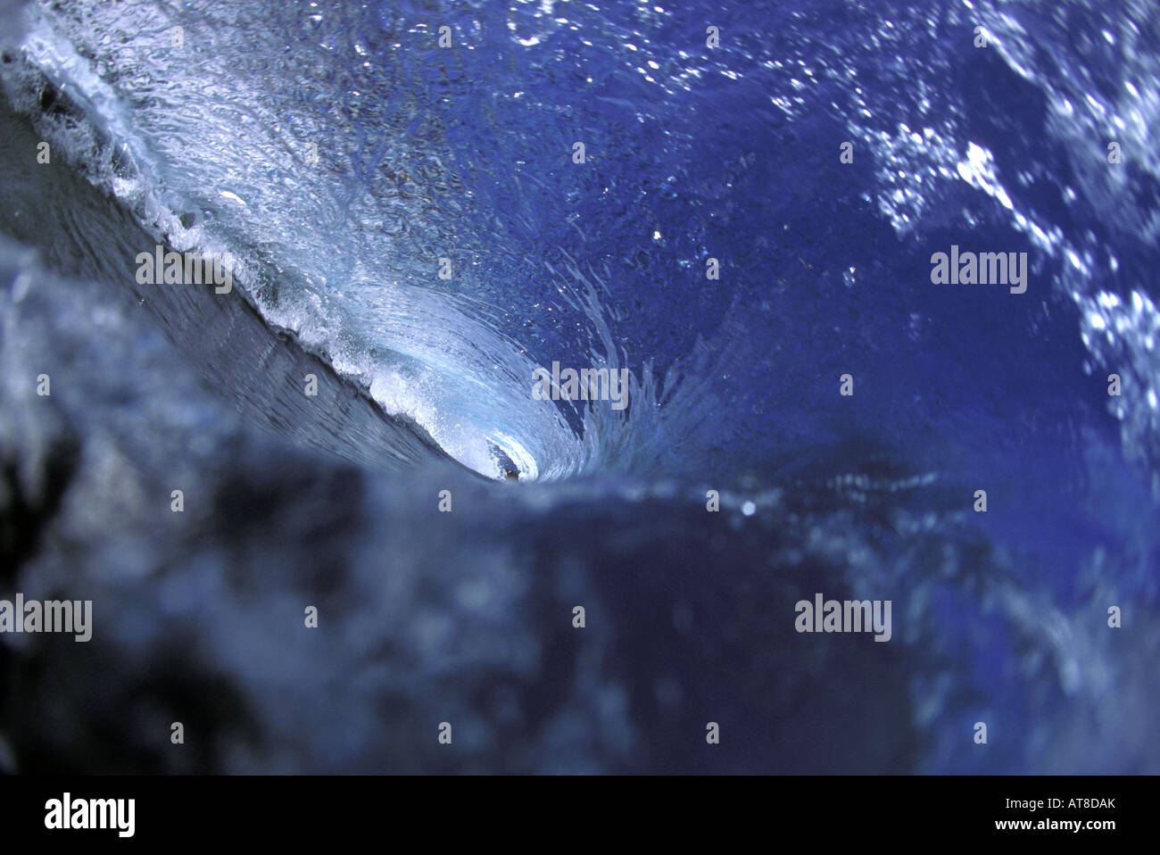 Pipeline di piccole dimensioni, di O'ahu. Foto Stock