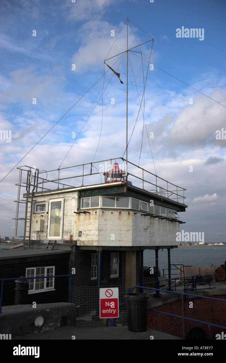Spitbank fort Portsmouth solent Foto Stock
