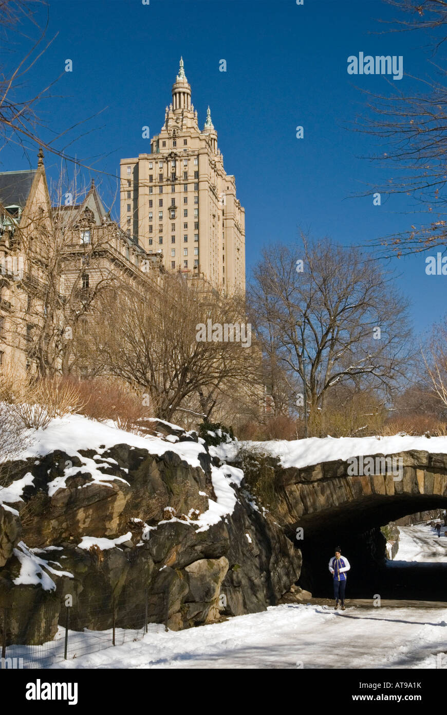 Vista del San Remo da Central Park Foto Stock