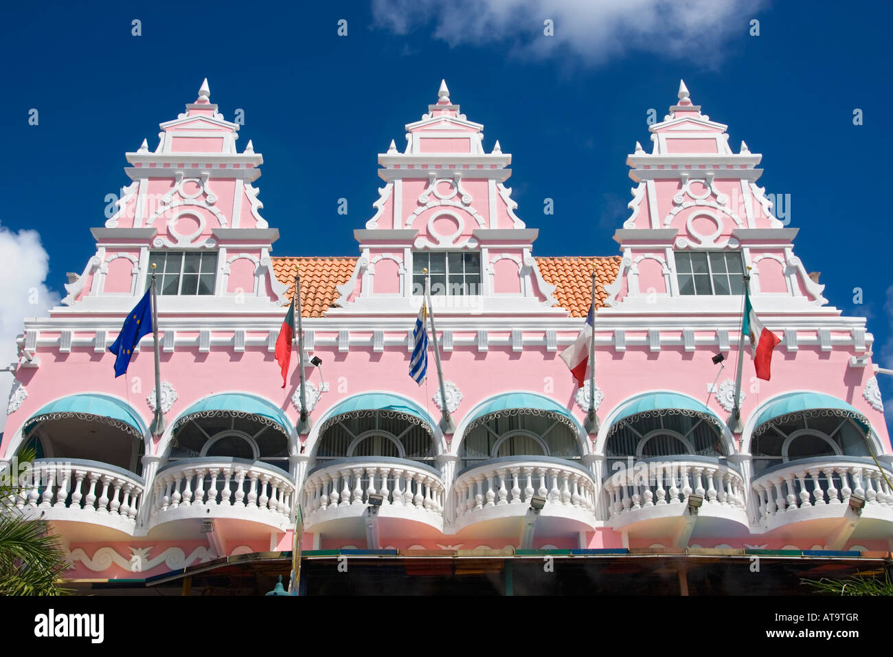 Olandese Royal Plaza Mall in Oranjestad, Aruba Foto Stock