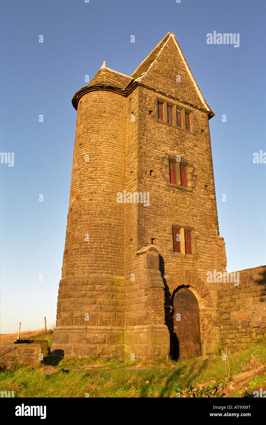 Torre di piccione vicino Rivington Pike sul West Pennine Moors. Foto Stock