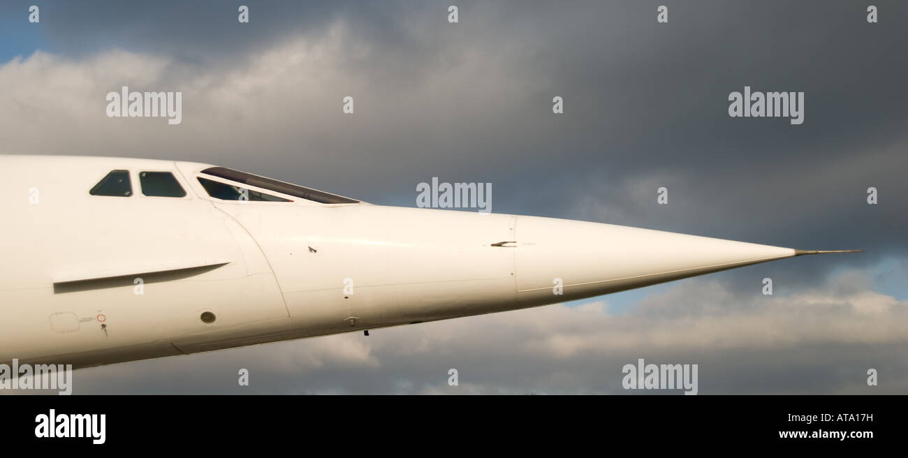Concorde G-BOAC - Naso Foto Stock
