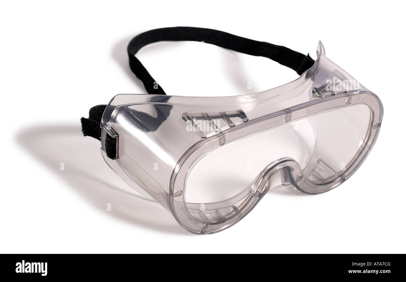 Occhiali di sicurezza Foto Stock