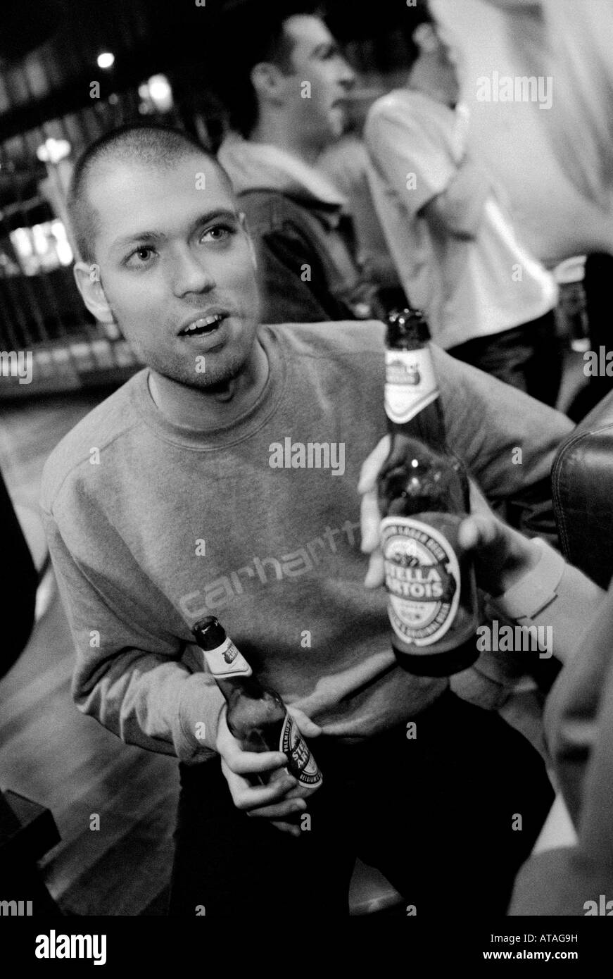 Il gomito Room Bar, Islington, Londra 2001 Foto Stock