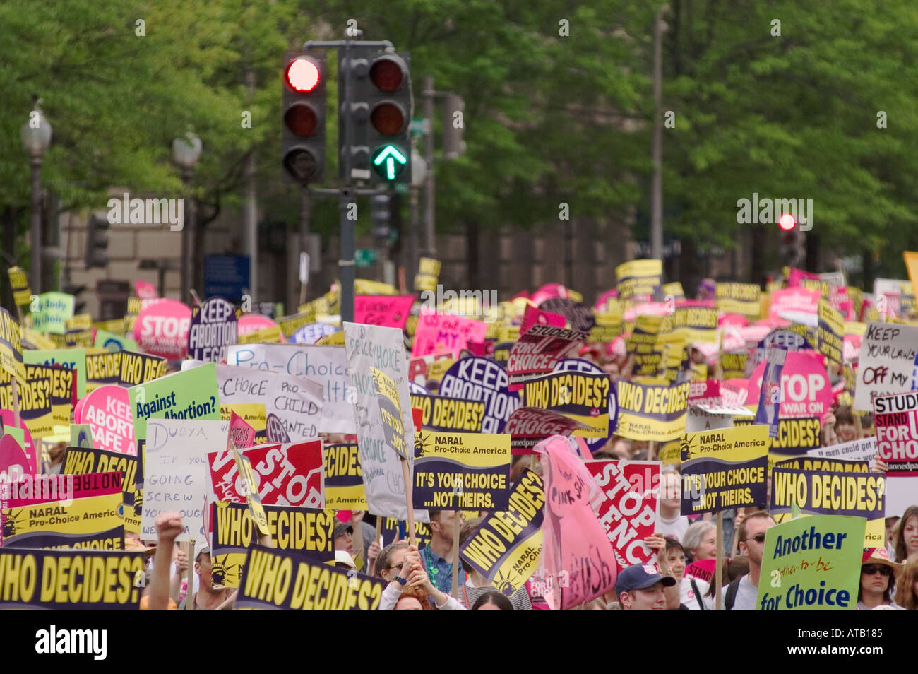 Il mese di marzo per Womens vive in Washington DC Aprile 2004 Foto Stock