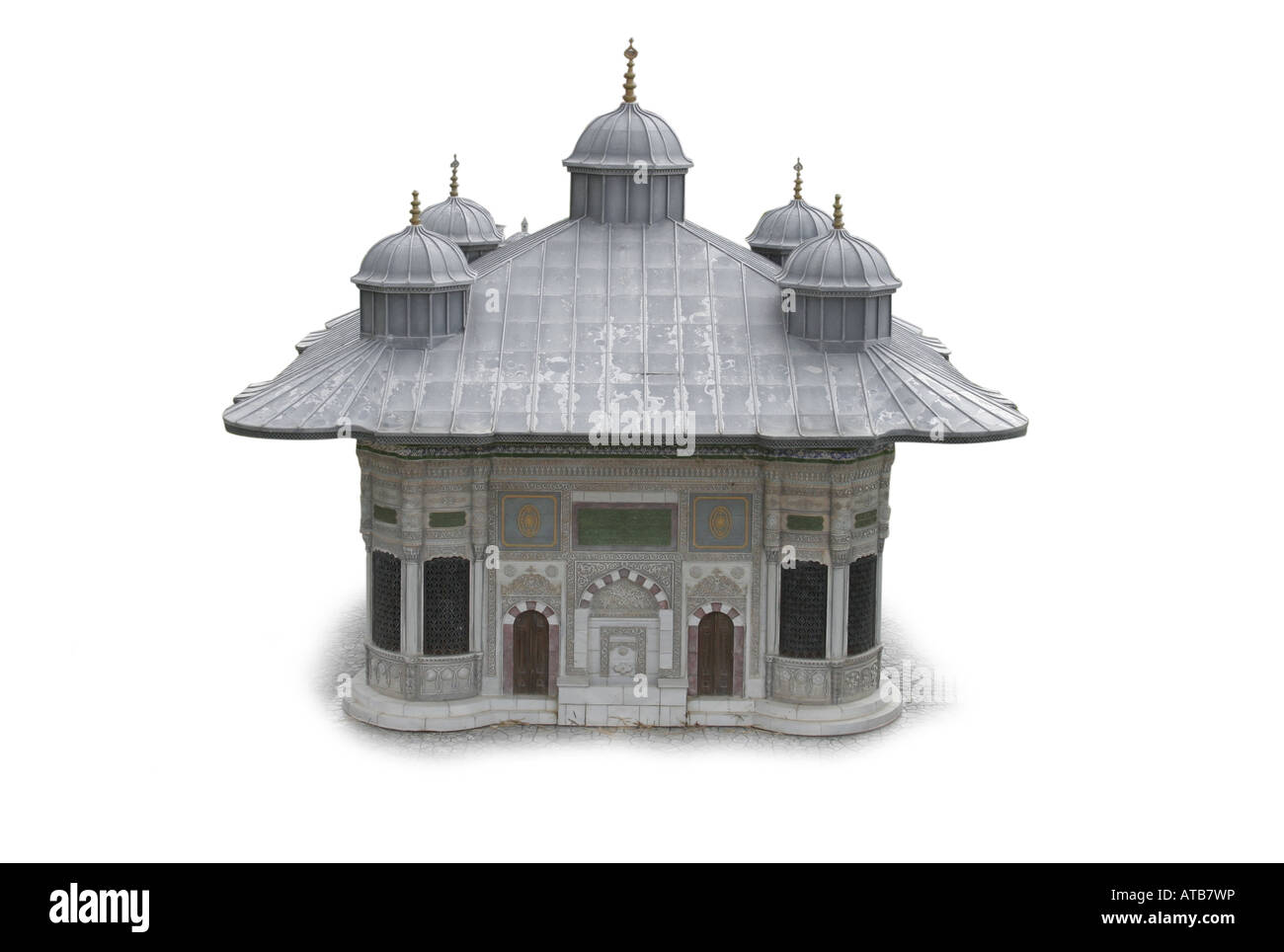 Midget del 3. Fontana di Ahmet, Turchia, Istanbul Foto Stock