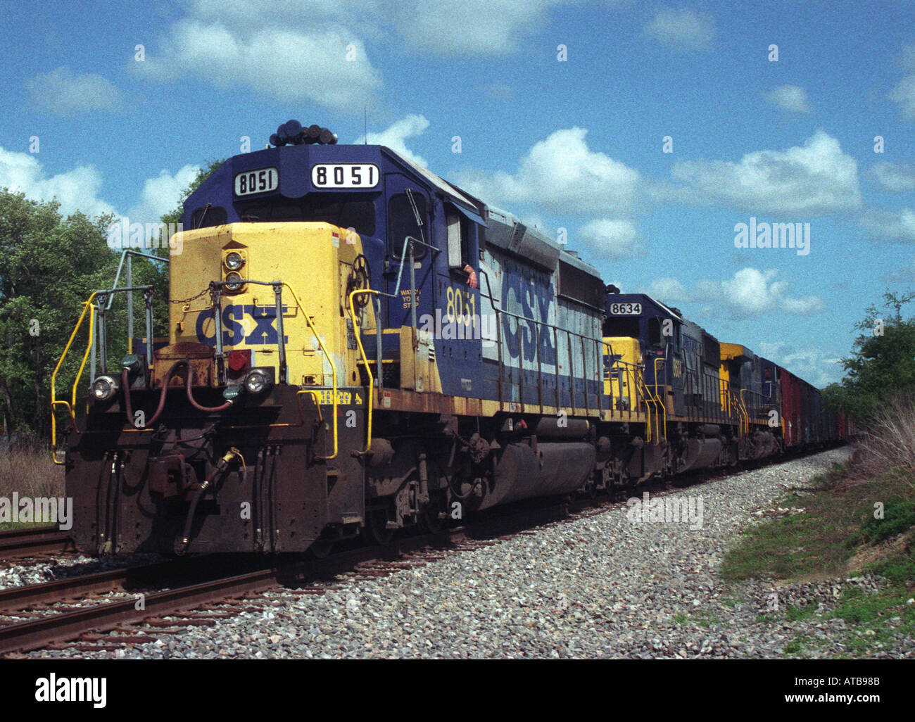 CSX locomotive diesel Foto Stock