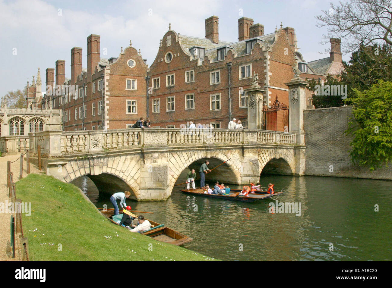 Il Bridge St John s College di Cambridge Foto Stock