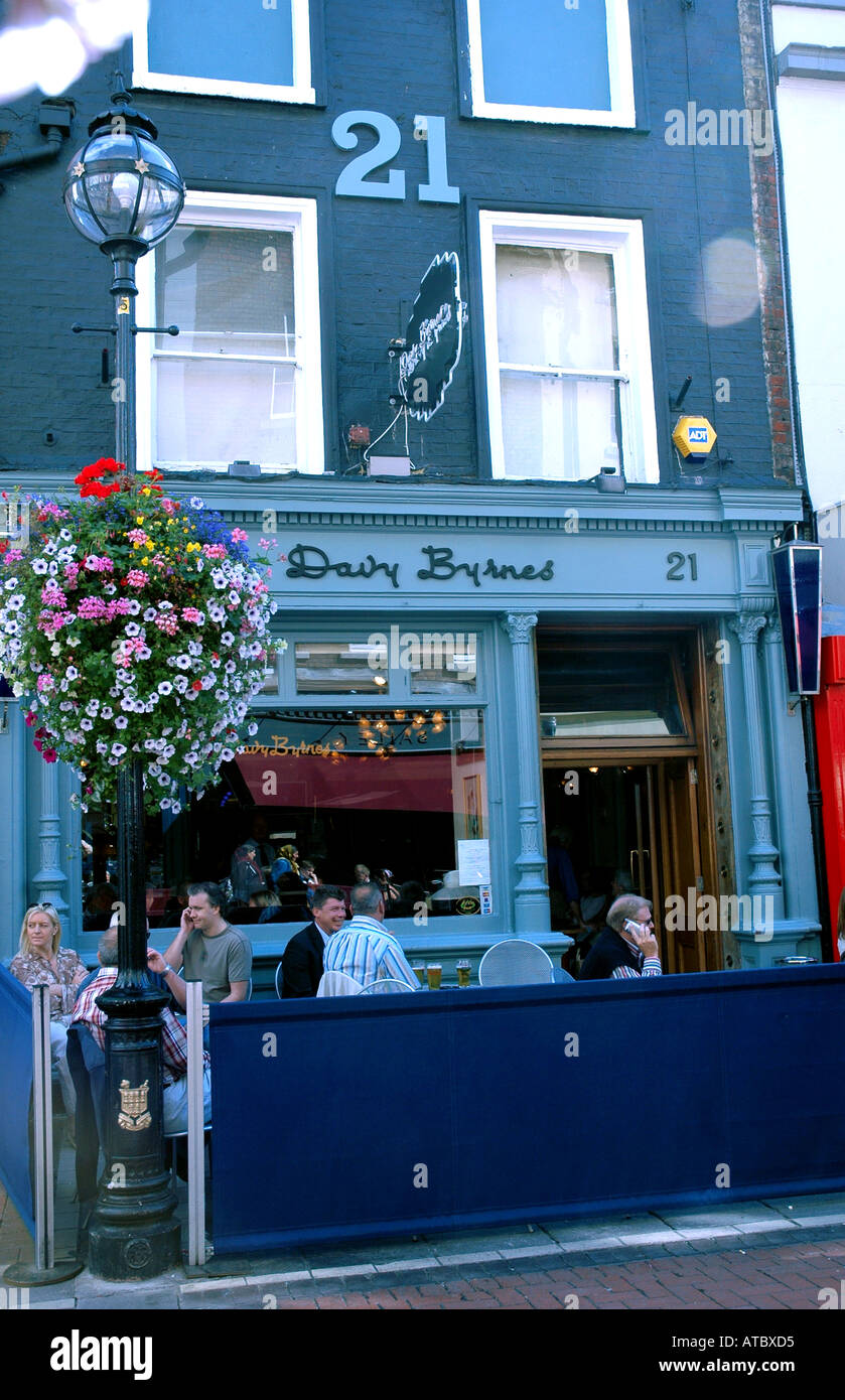 Davy Byrnes Pub.Dublino Irlanda Featured in James Joyce Ulisse Foto Stock