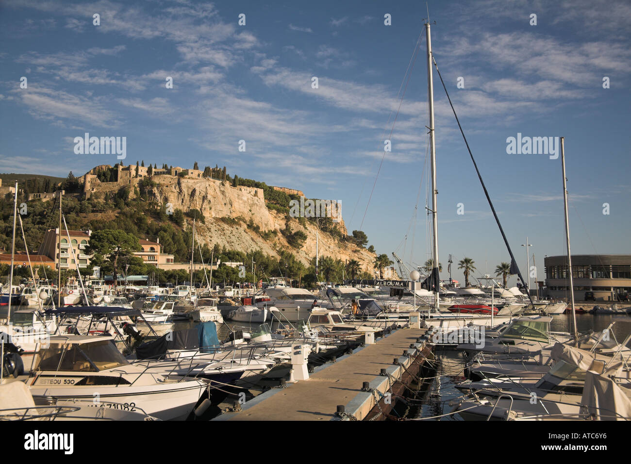 Fotografia di stock di Cassis Harbour Provence Francia Foto Stock