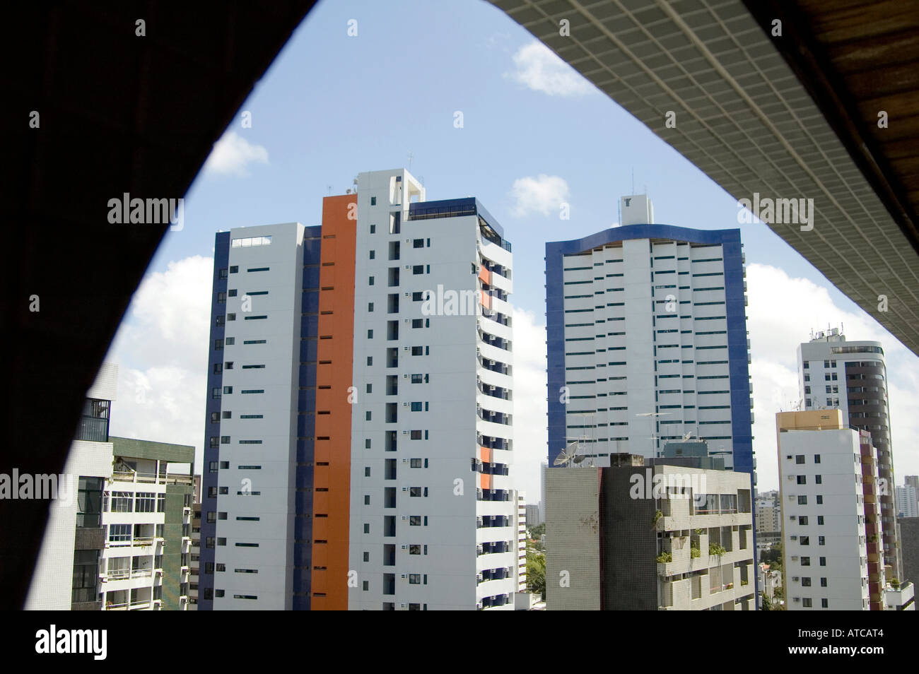 Boa Viagem skyline di Recife Pernambuco Brasile America del Sud Foto Stock