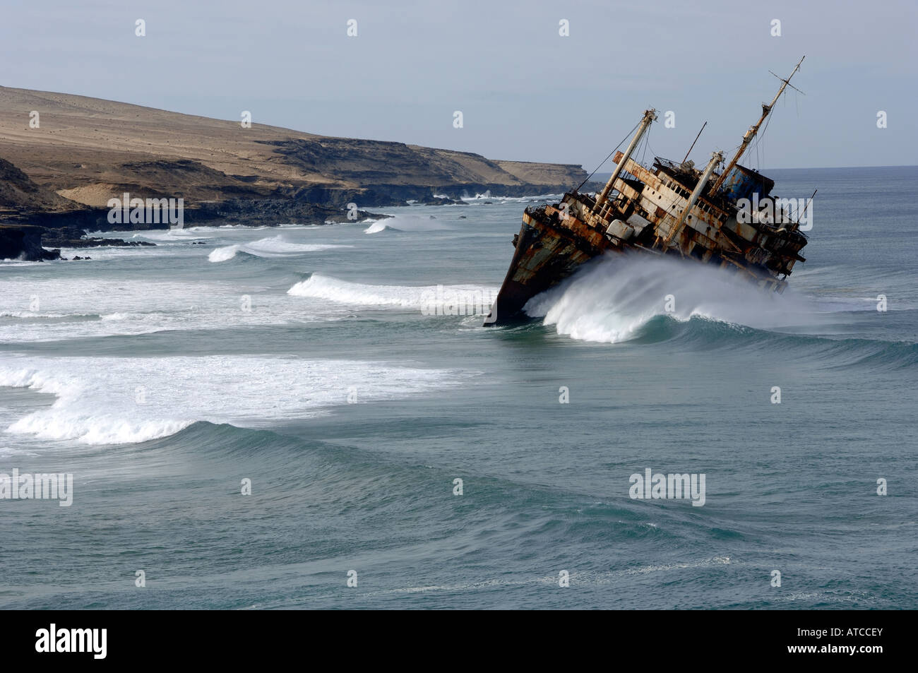 Un disastro ecologico Foto Stock