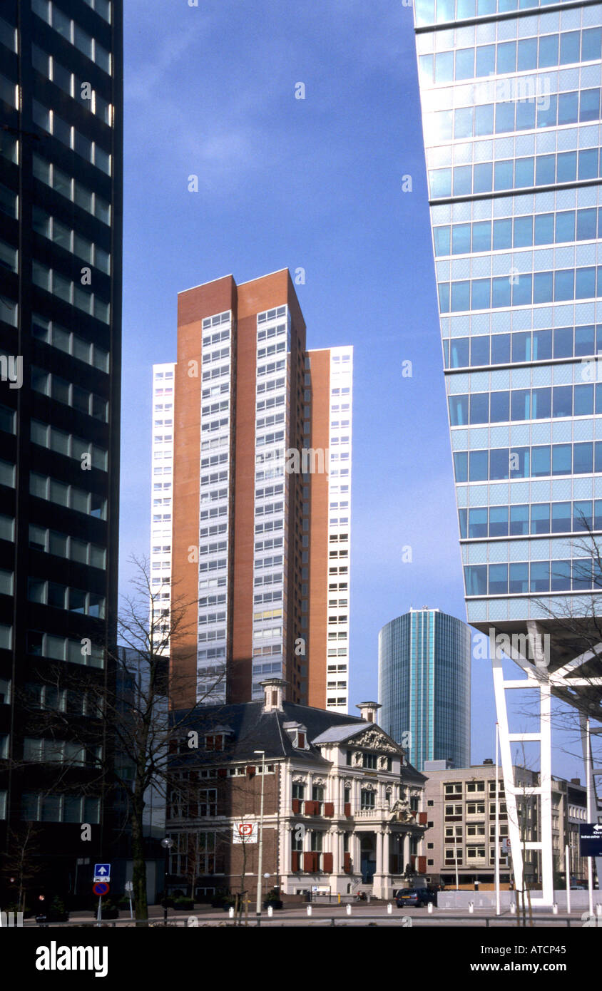 Paesi Bassi Rotterdam Holland architettura Kop van Zuid Foto Stock