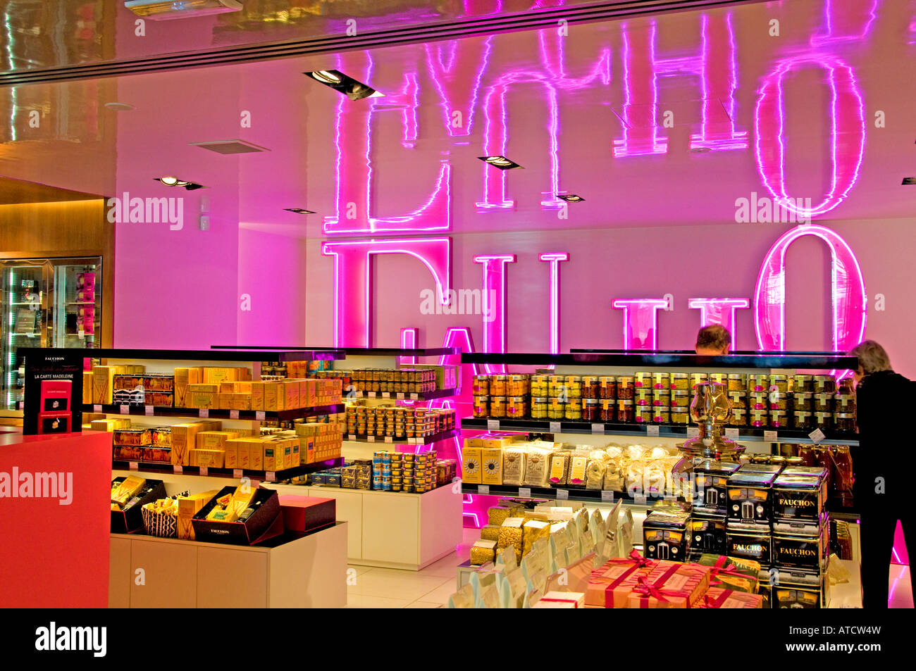 Fauchon Francia Paris Lusso prelibatezze foodstore Place de Madeleine Foto Stock