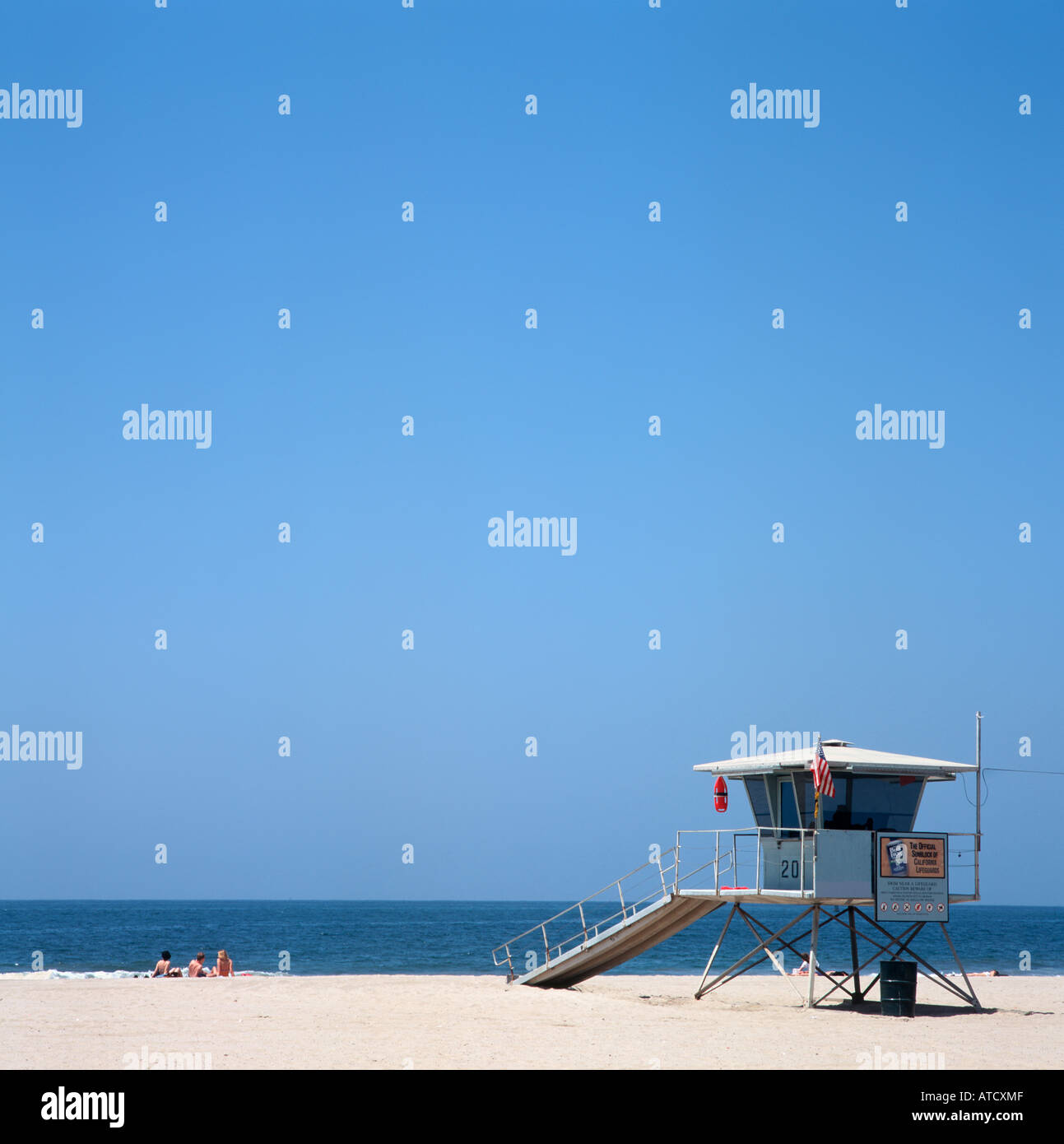 Venice Beach e Santa Monica, Los Angeles, California, Stati Uniti d'America Foto Stock