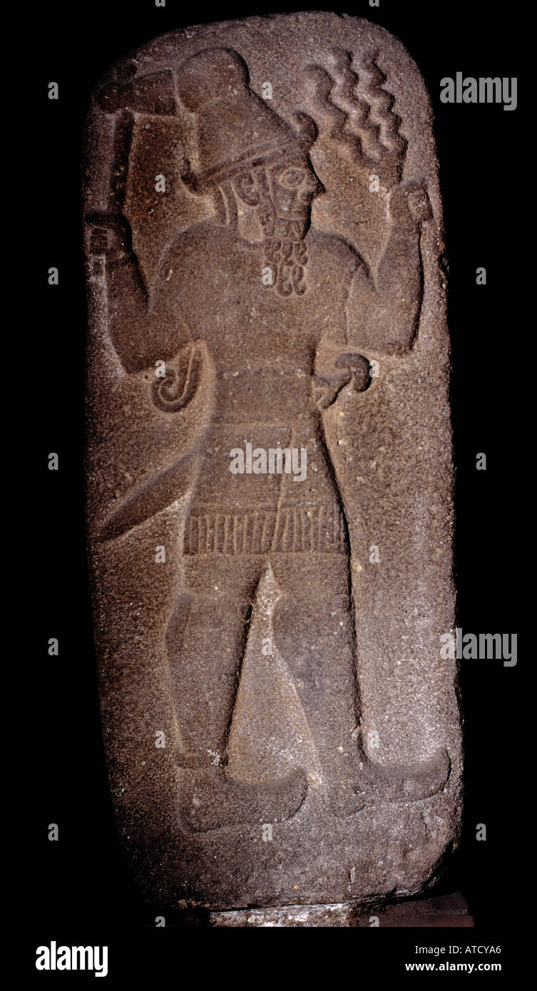 Museo Antico di Istanbul Museo Archeological-Ancient Dio delle Tempeste tardi Hittita 9c BC Babilonia Foto Stock