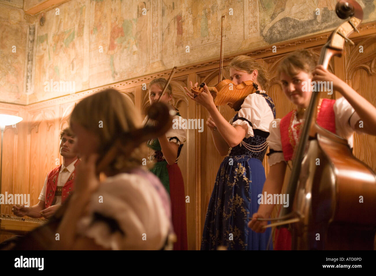 Concerto di musica da camera in la Rathaus o municipio Appenzell, Svizzera Foto Stock