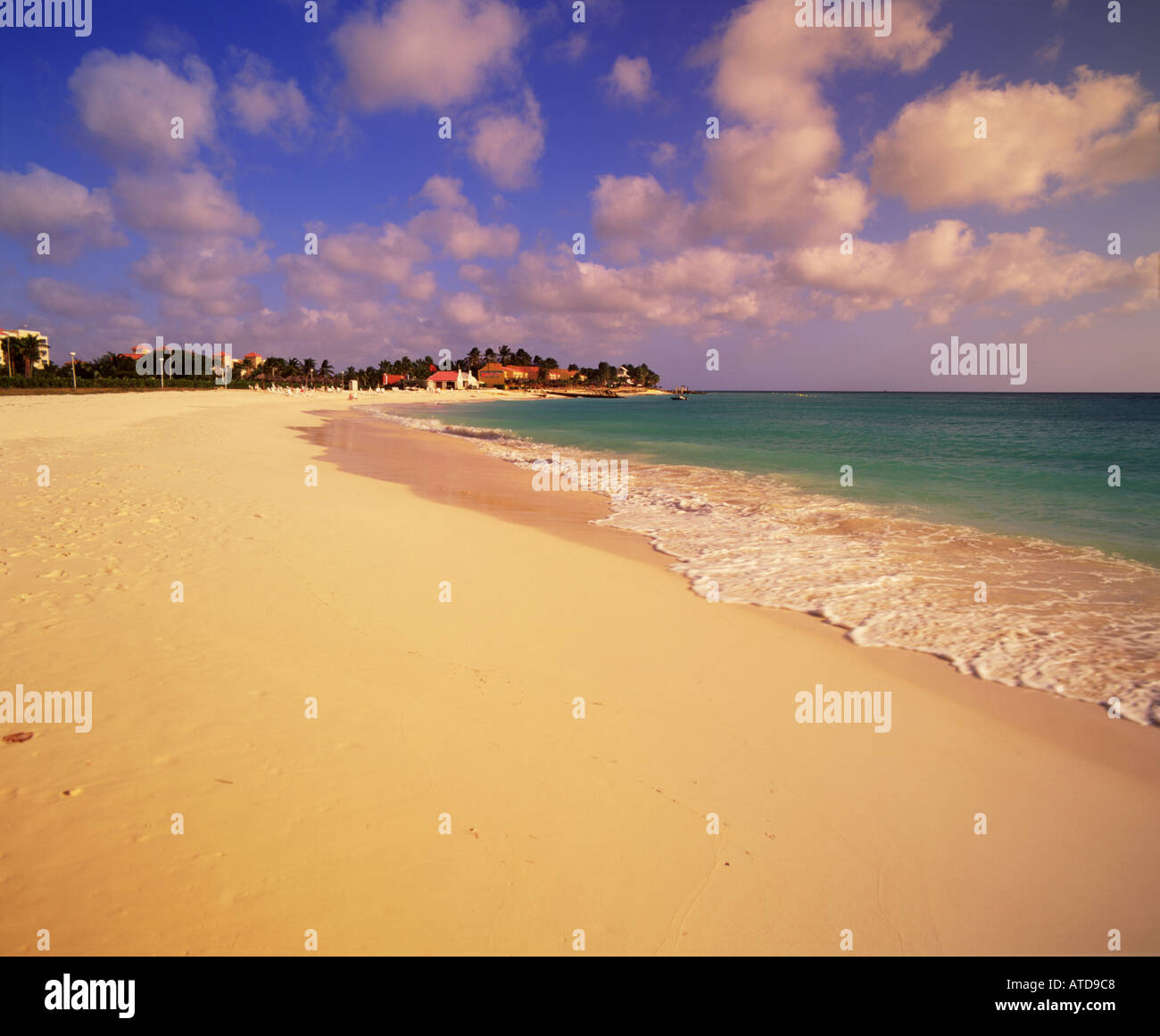 Manchebo Beach Aruba Foto Stock