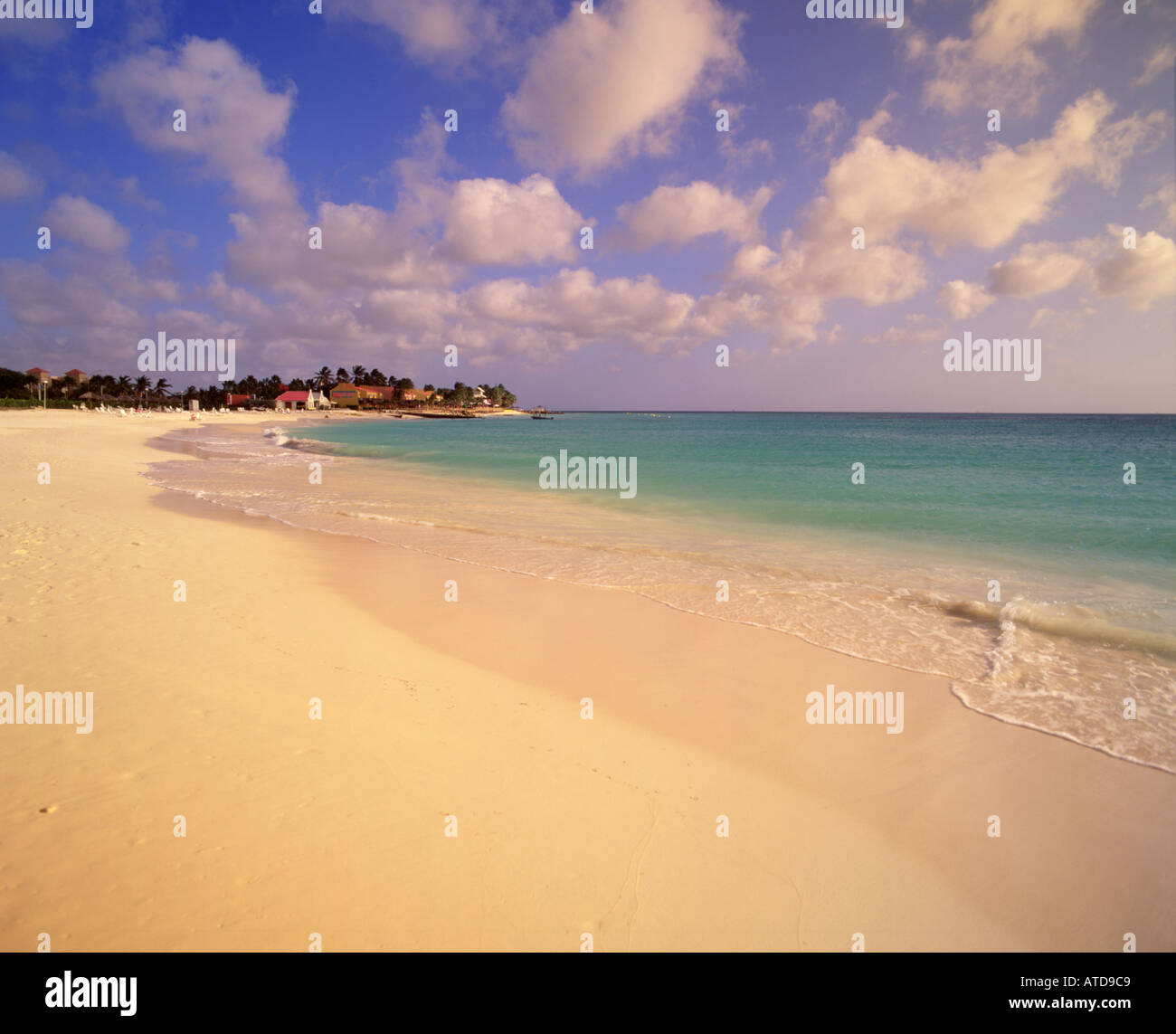 Manchebo Beach Aruba Foto Stock