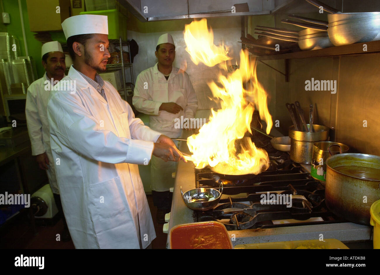Curry House Cook UK Foto Stock