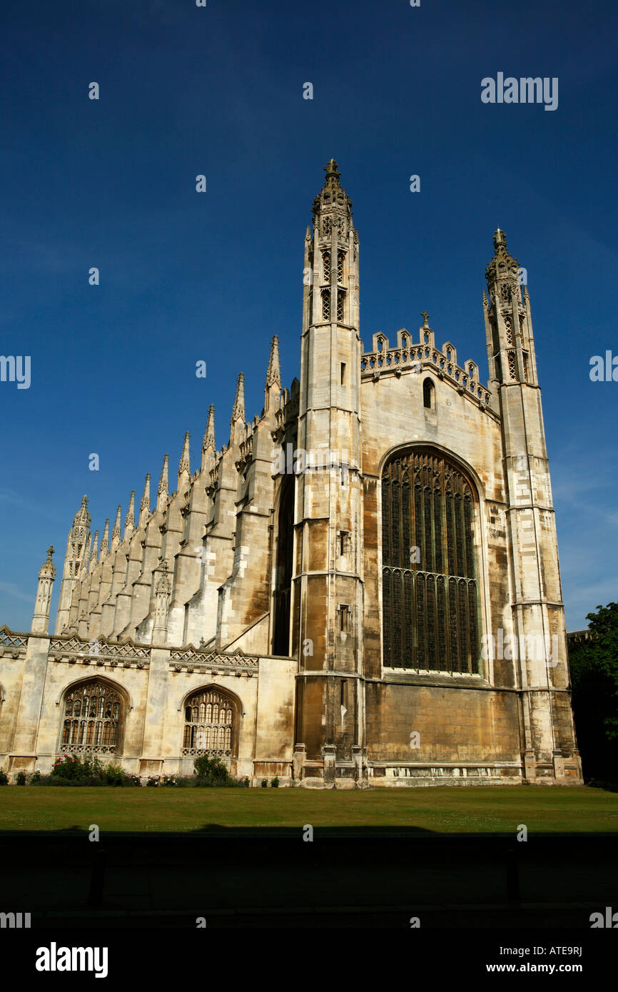 Kings College cappella Cambridge università, Inghilterra Foto Stock