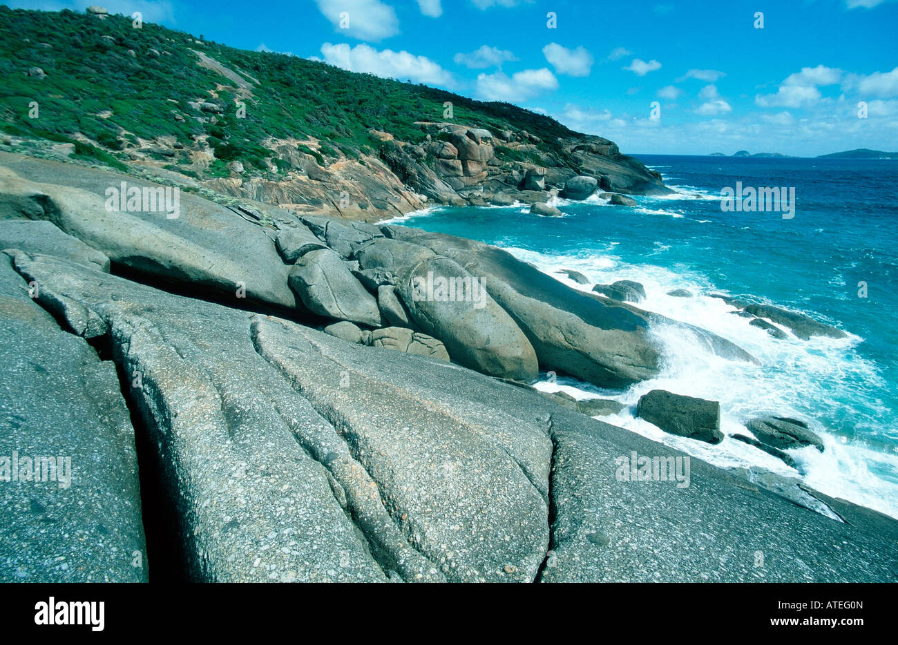 Costa rocciosa / Felskueste Foto Stock