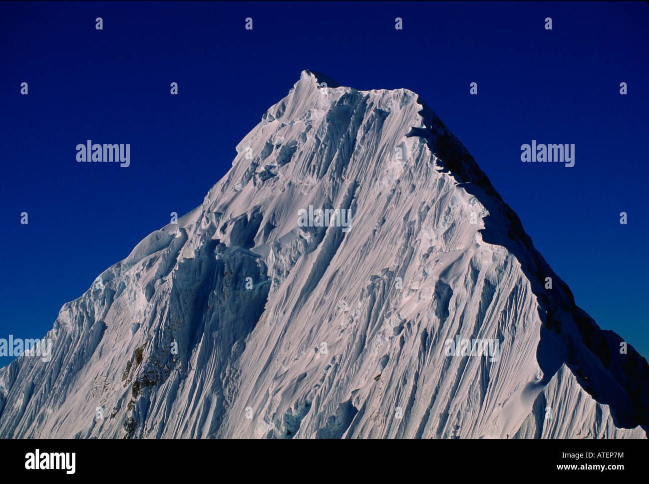 Picco di Mt Baker Foto Stock
