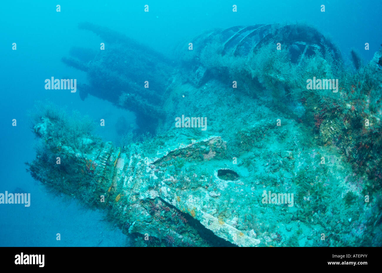 Relitto sottomarino / U-Boot-Wrack Foto Stock