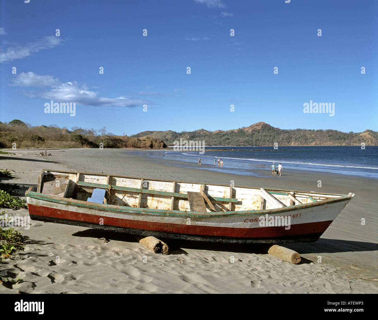 Costa Rica Playa Brasilito Foto Stock