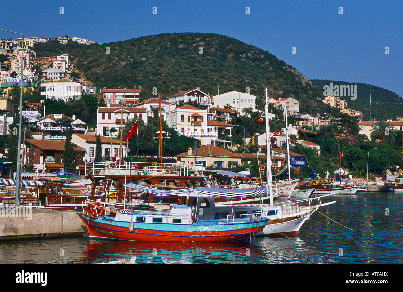 Barche a Marmaris Turchia Foto Stock