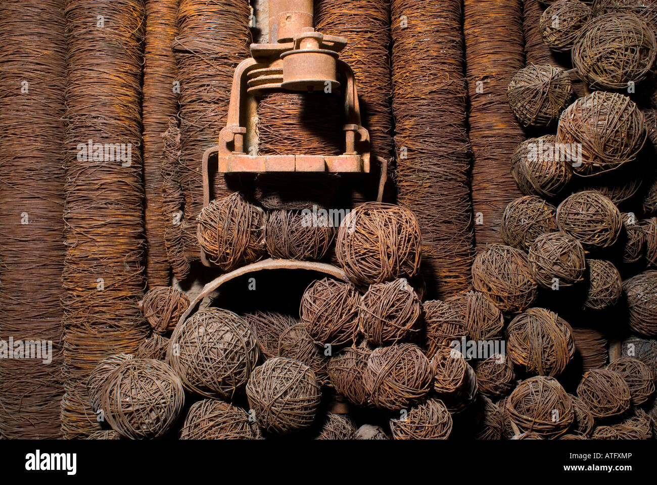 Arte contemporanea visualizzato a Ilana Goor Museo o Ilana Goor Residence e Museo situato Vecchia Jaffa, in Israele Foto Stock