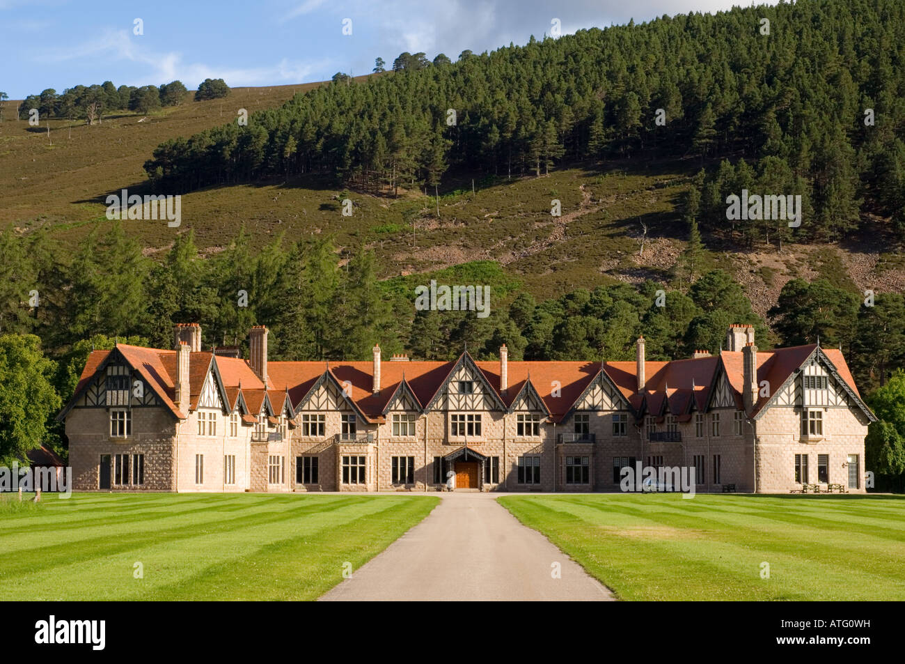 Mar Lodge, vicino a Braemar nei Cairngorms Foto Stock