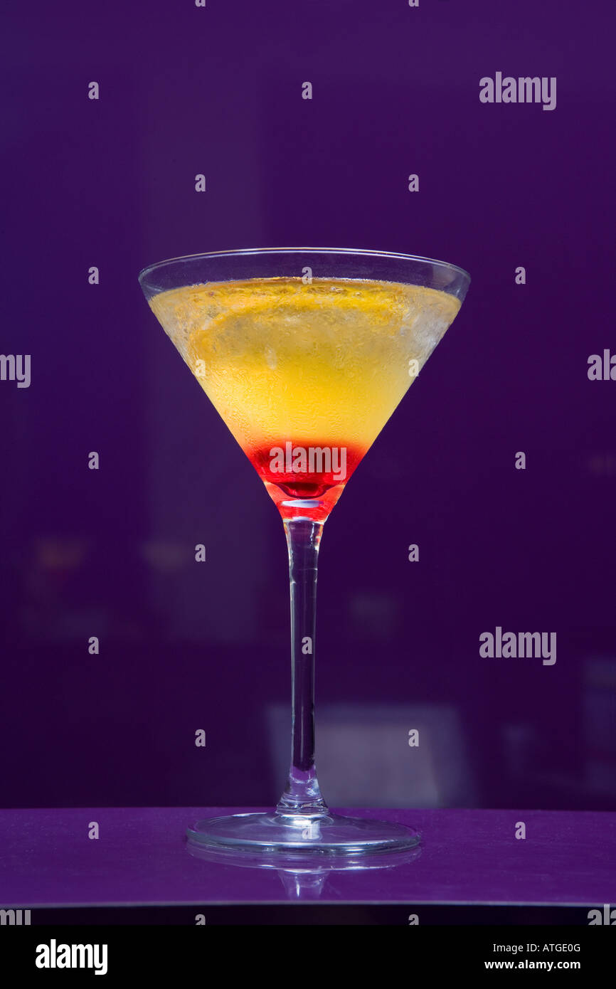 Cocktail in un bar Foto Stock